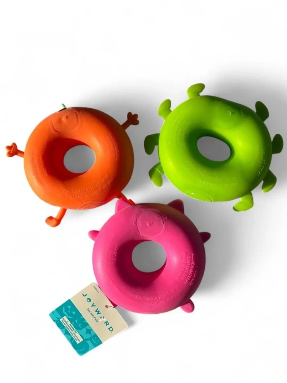 Squishy pals Halloween Trio- Pumpkin, Monster and Kitty squishy fidget toys